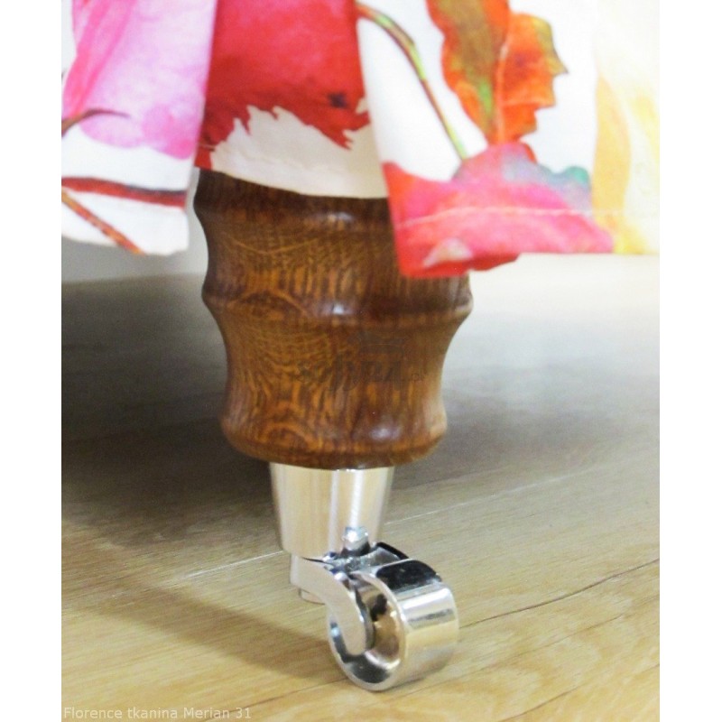 Nóżki drewno dębowe + chrom