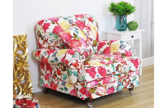 Kolorowy fotel Florence