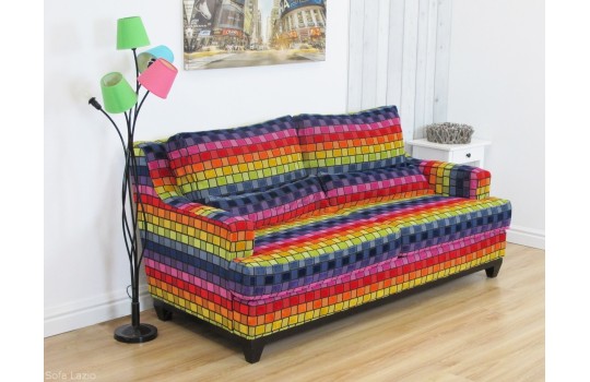 Sofa w kwadraty Lazio