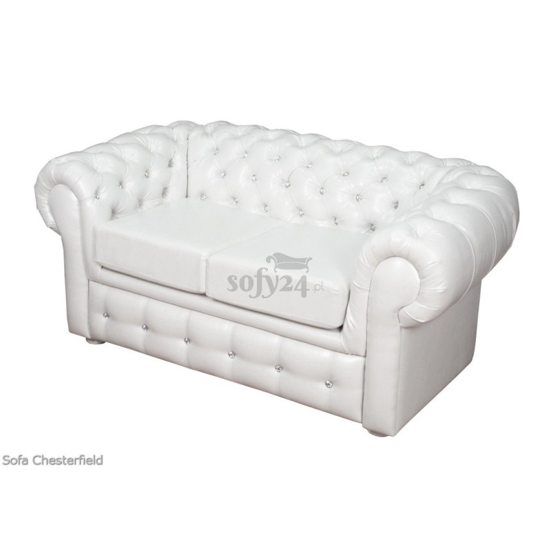 Biały Chesterfield Biały Chesterfield