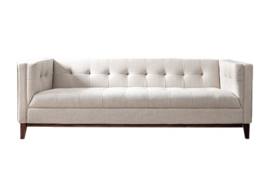 Nowoczesna beżowa pikowana sofa Malaga Nowoczesna beżowa pikowana sofa Malaga