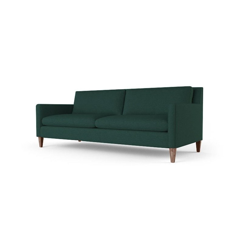 Ciemnozielona sofa Henry