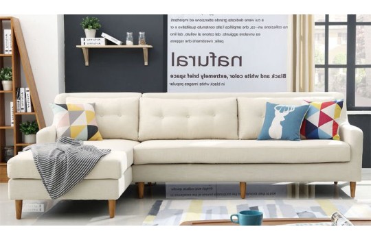 Narożnik do salonu w stylu skandynawskim Oslo