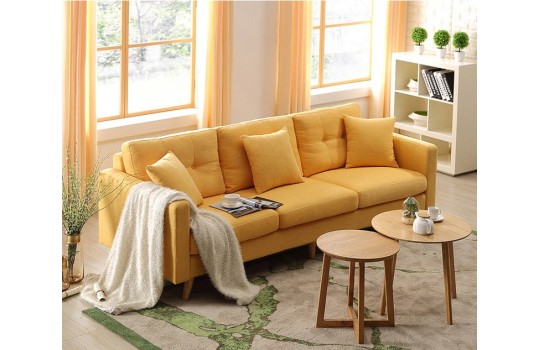 Żółta sofa Tores 