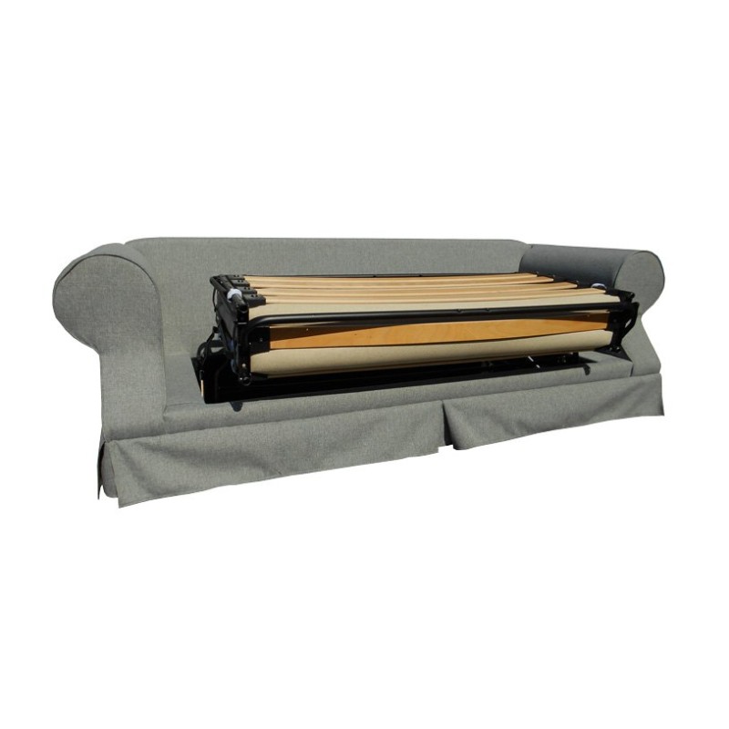 Kanapa Korsar w trakcie rozkładania f. spania