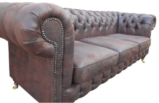 Piękna sofa chesterfield od producenta 