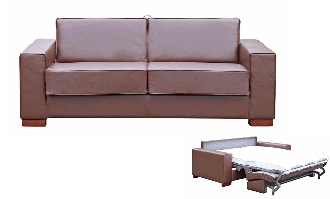 Sofa w skórze naturalnej Toskania