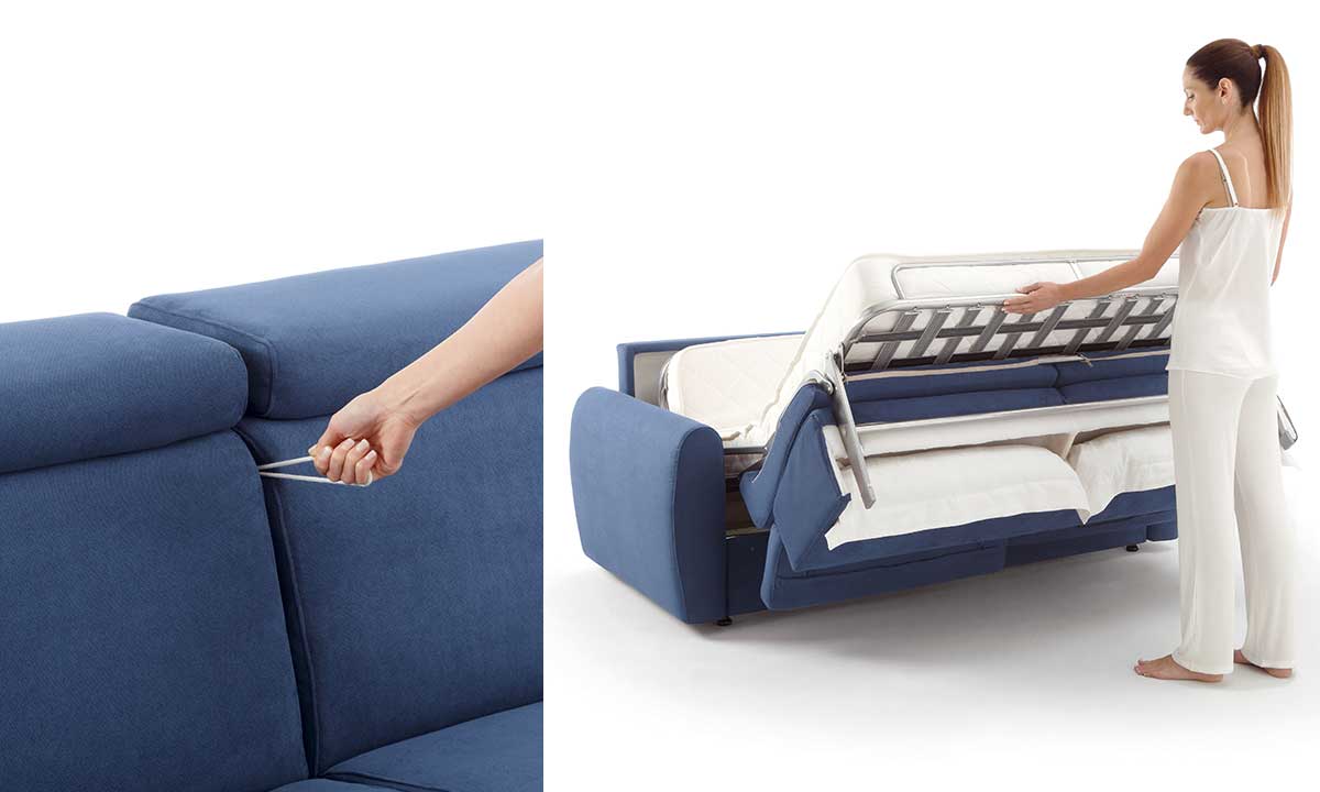 Sofa z materacem